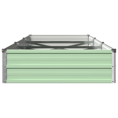 Verhoogd Tuinbed Pastelgroen 240 x 80 x 24 cm koudgewalst staal
