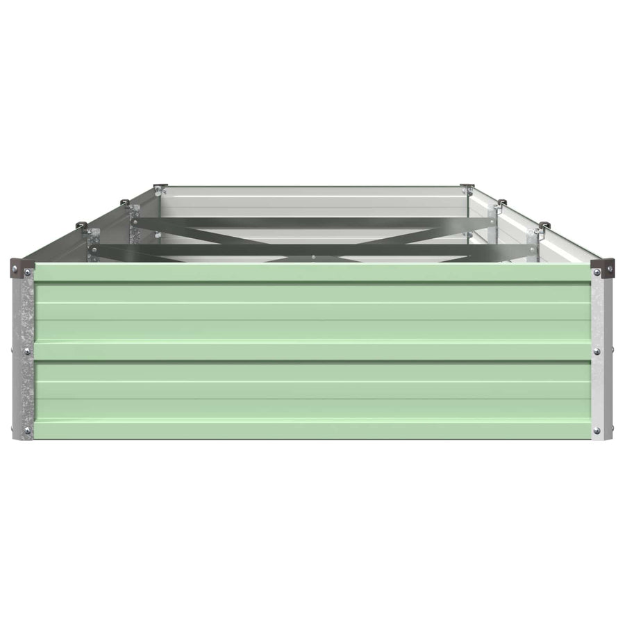 Verhoogd Tuinbed Pastelgroen 240 x 80 x 24 cm koudgewalst staal