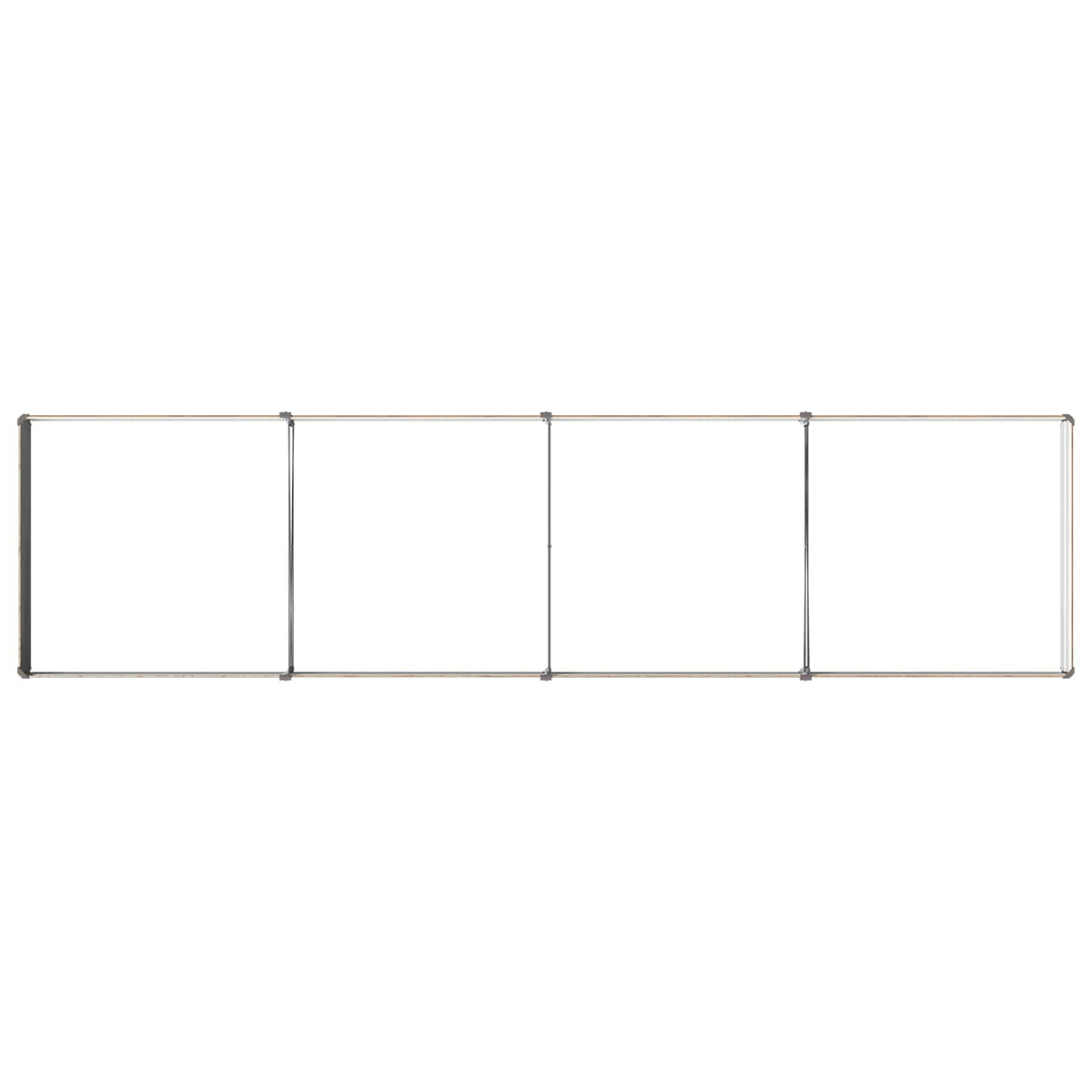 Verhoogd Tuinbed Houtbruin 320 x 80 x 24 cm koudgewalst staal