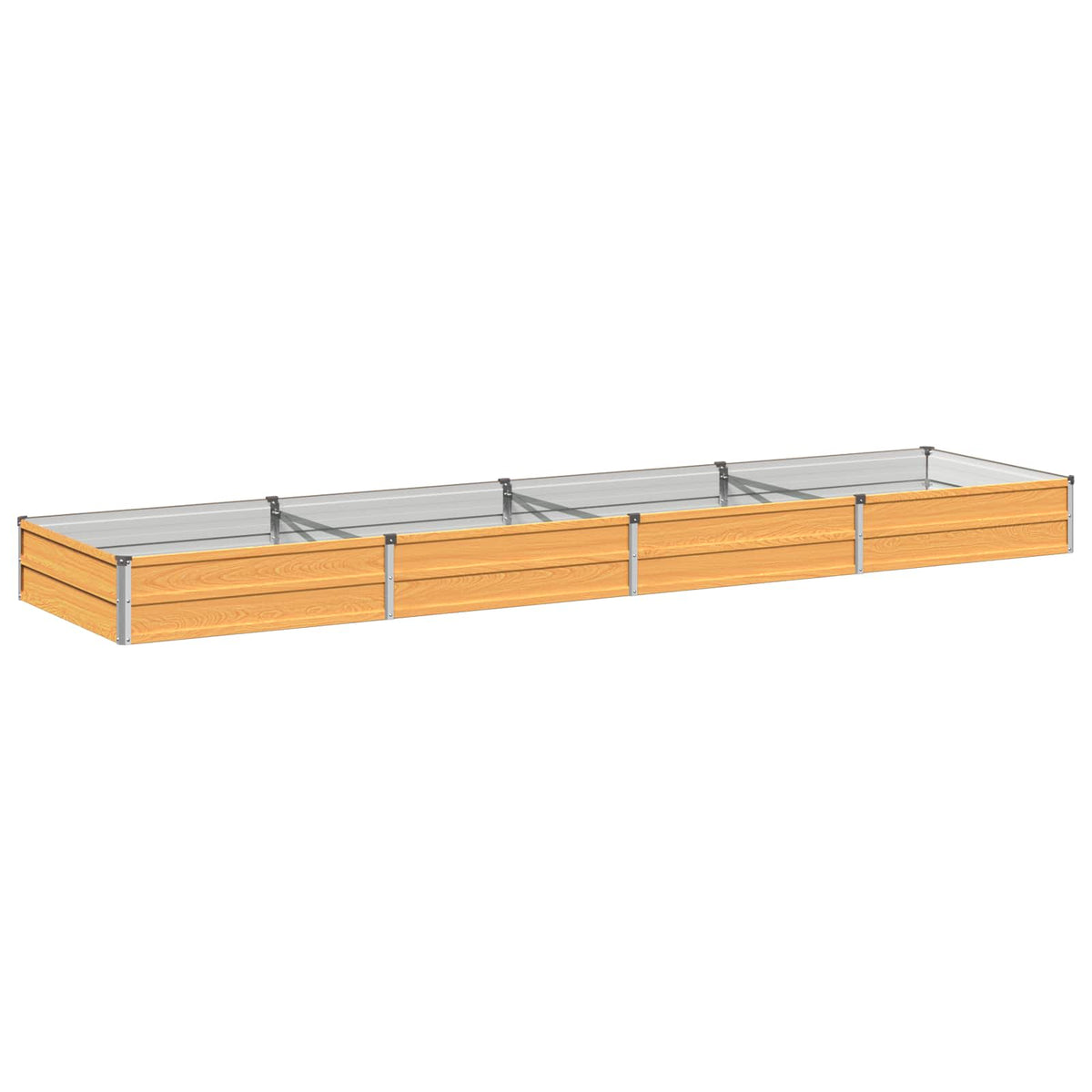 Verhoogd Tuinbed Naturel 320 x 80 x 24 cm koudgewalst staal