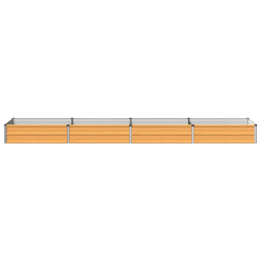 Verhoogd Tuinbed Naturel 320 x 80 x 24 cm koudgewalst staal