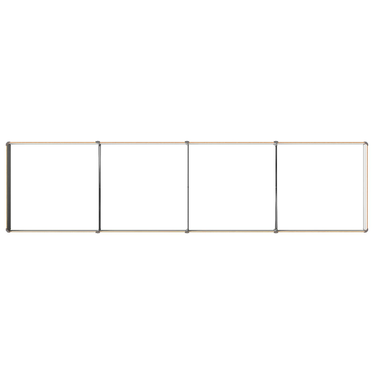 Verhoogd Tuinbed Naturel 320 x 80 x 24 cm koudgewalst staal