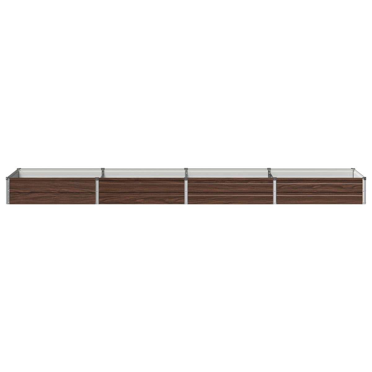 Verhoogd Tuinbed Zwart 320 x 80 x 24 cm koudgewalst staal