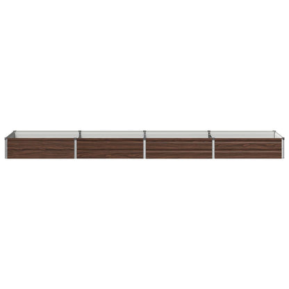 Verhoogd Tuinbed Zwart 320 x 80 x 24 cm koudgewalst staal