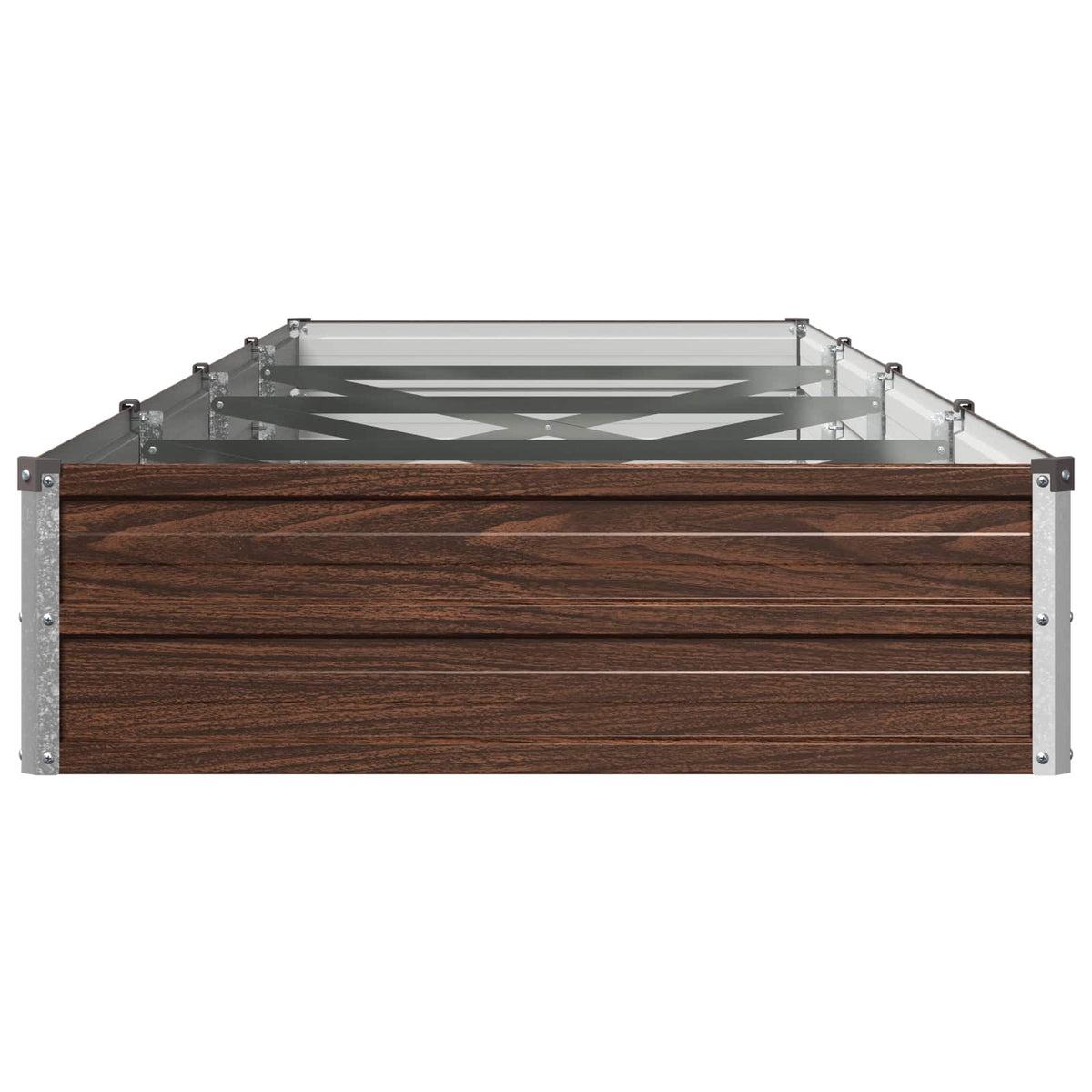 Verhoogd Tuinbed Zwart 320 x 80 x 24 cm koudgewalst staal