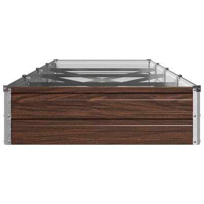 Verhoogd Tuinbed Zwart 320 x 80 x 24 cm koudgewalst staal