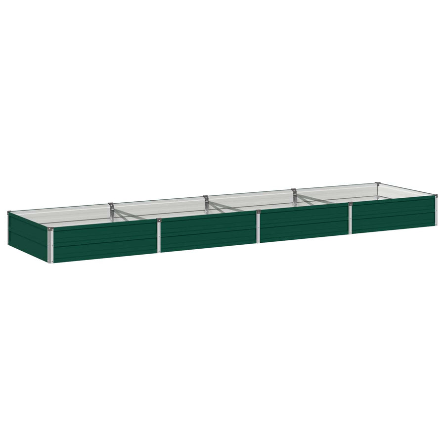 Verhoogd Tuinbed Groen 320 x 80 x 24 cm koudgewalst stalen