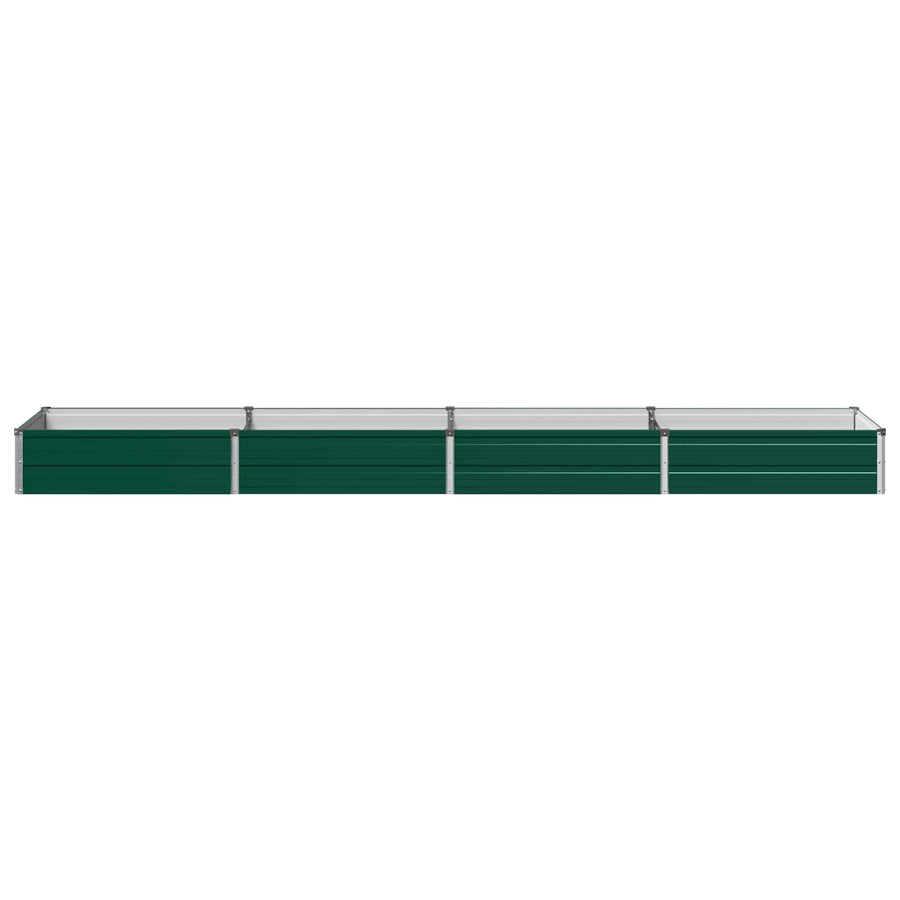 Verhoogd Tuinbed Groen 320 x 80 x 24 cm koudgewalst stalen