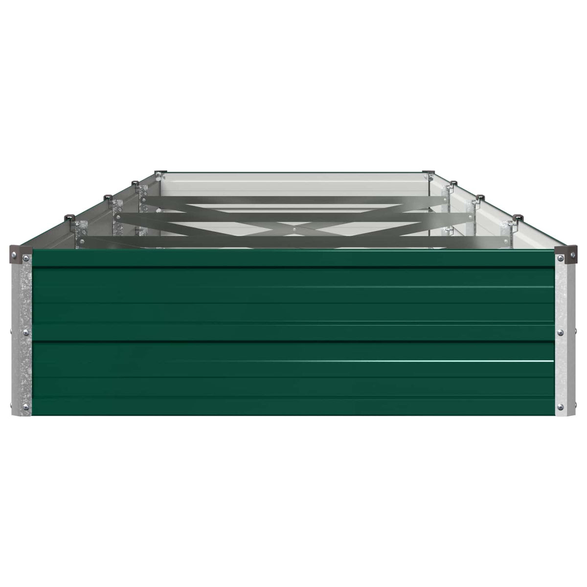 Verhoogd Tuinbed Groen 320 x 80 x 24 cm koudgewalst stalen