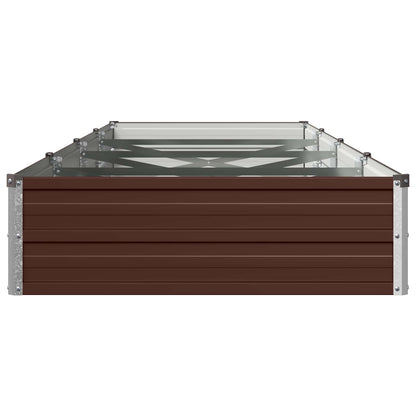 Verhoogd Tuinbed Bruin 320 x 80 x 24 cm koudgewalst staal