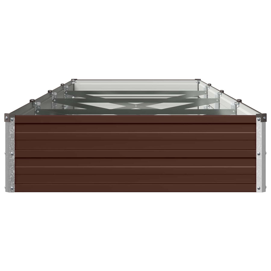 Verhoogd Tuinbed Bruin 320 x 80 x 24 cm koudgewalst staal