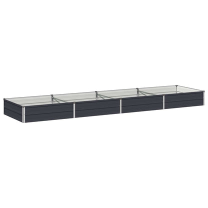 Verhoogd Tuinbed Antracietkleurig 320 x 80 x 24 cm