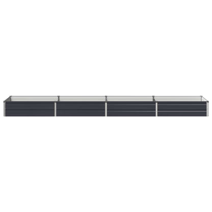 Verhoogd Tuinbed Antracietkleurig 320 x 80 x 24 cm