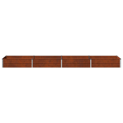 Verhoogd Tuinbed Roestig 320 x 80 x 24 cm corton