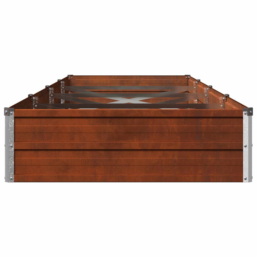 Verhoogd Tuinbed Roestig 320 x 80 x 24 cm corton