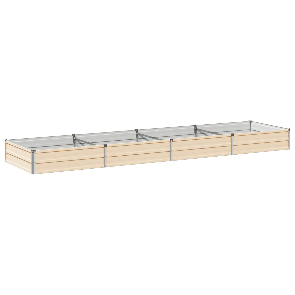 Verhoogd Tuinbed Ivoor 320 x 80 x 24 cm koudgewalst staal