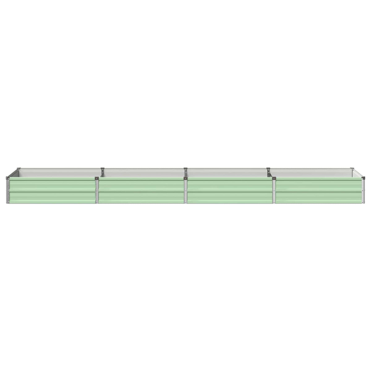 Verhoogd Tuinbed Pastelgroen 320 x 80 x 24 cm koudgewalst staal
