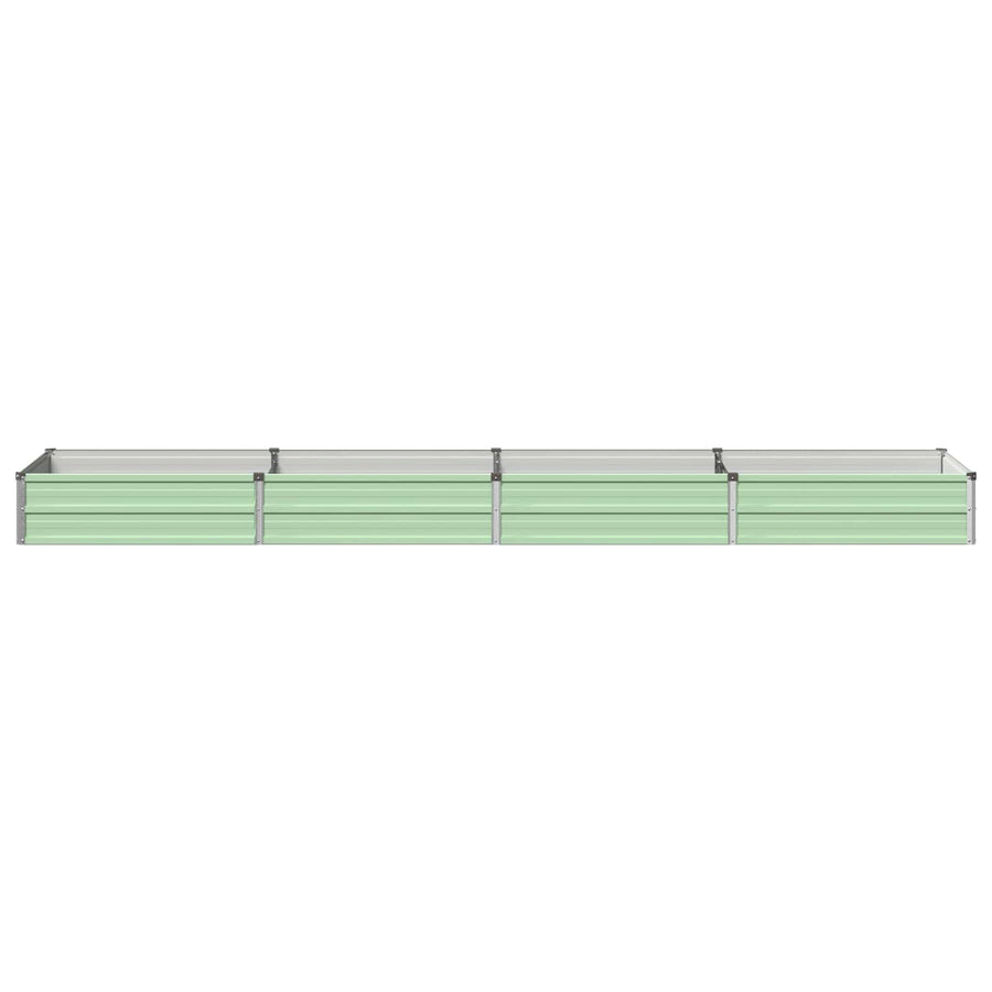 Verhoogd Tuinbed Pastelgroen 320 x 80 x 24 cm koudgewalst staal