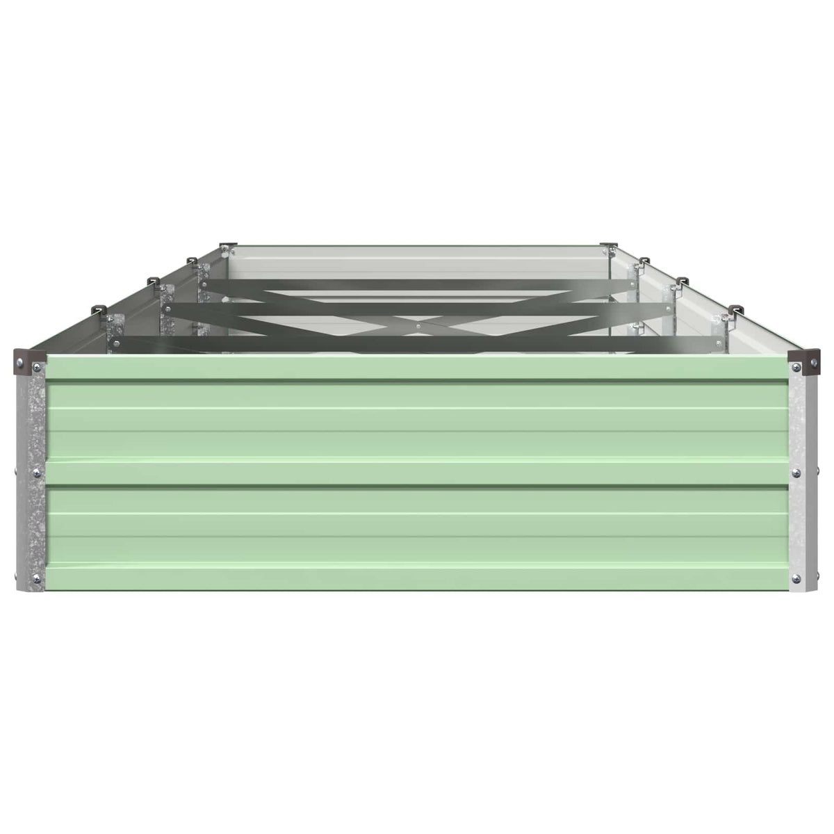Verhoogd Tuinbed Pastelgroen 320 x 80 x 24 cm koudgewalst staal