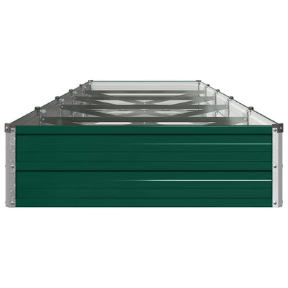 Verhoogd Tuinbed Groen 400 x 80 x 24 cm koudgewalst stalen
