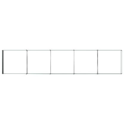 Verhoogd Tuinbed Groen 400 x 80 x 24 cm koudgewalst stalen