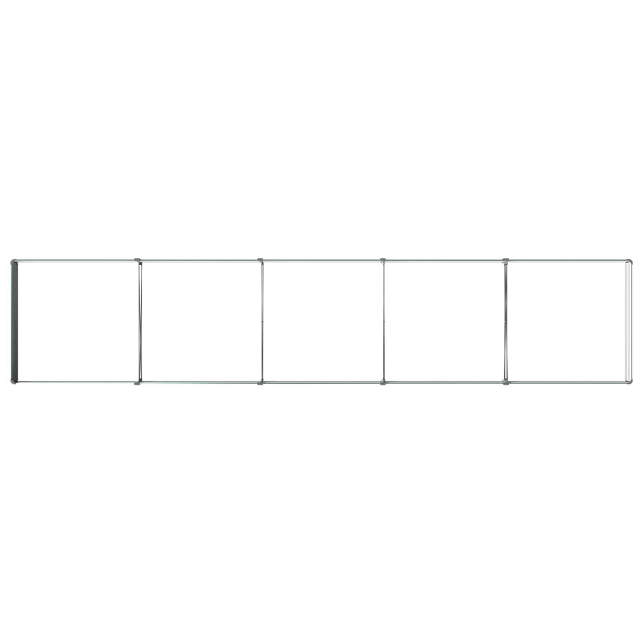 Verhoogd Tuinbed Groen 400 x 80 x 24 cm koudgewalst stalen