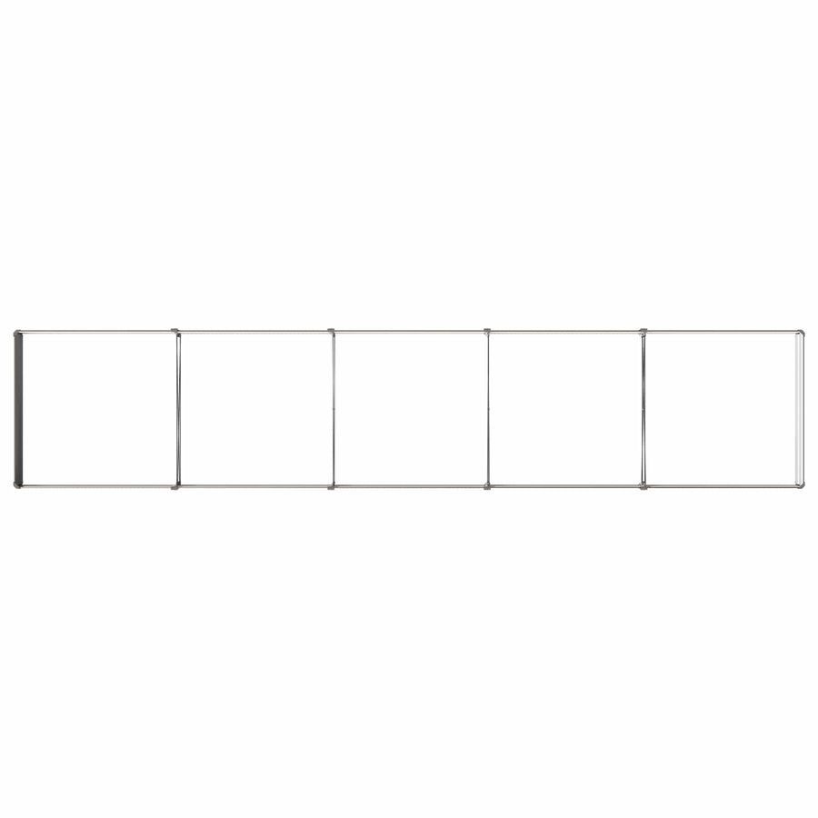 Verhoogd Tuinbed Bruin 400 x 80 x 24 cm koudgewalst staal