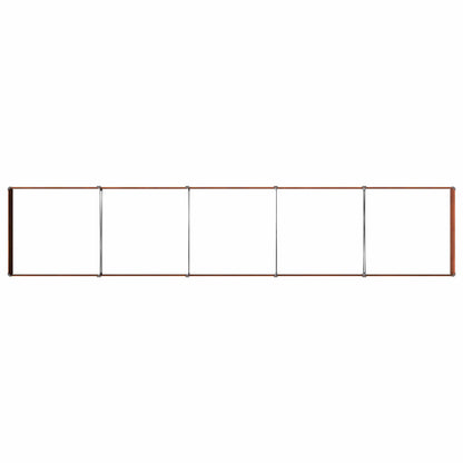 Verhoogd Tuinbed Roestig 400 x 80 x 24 cm corton