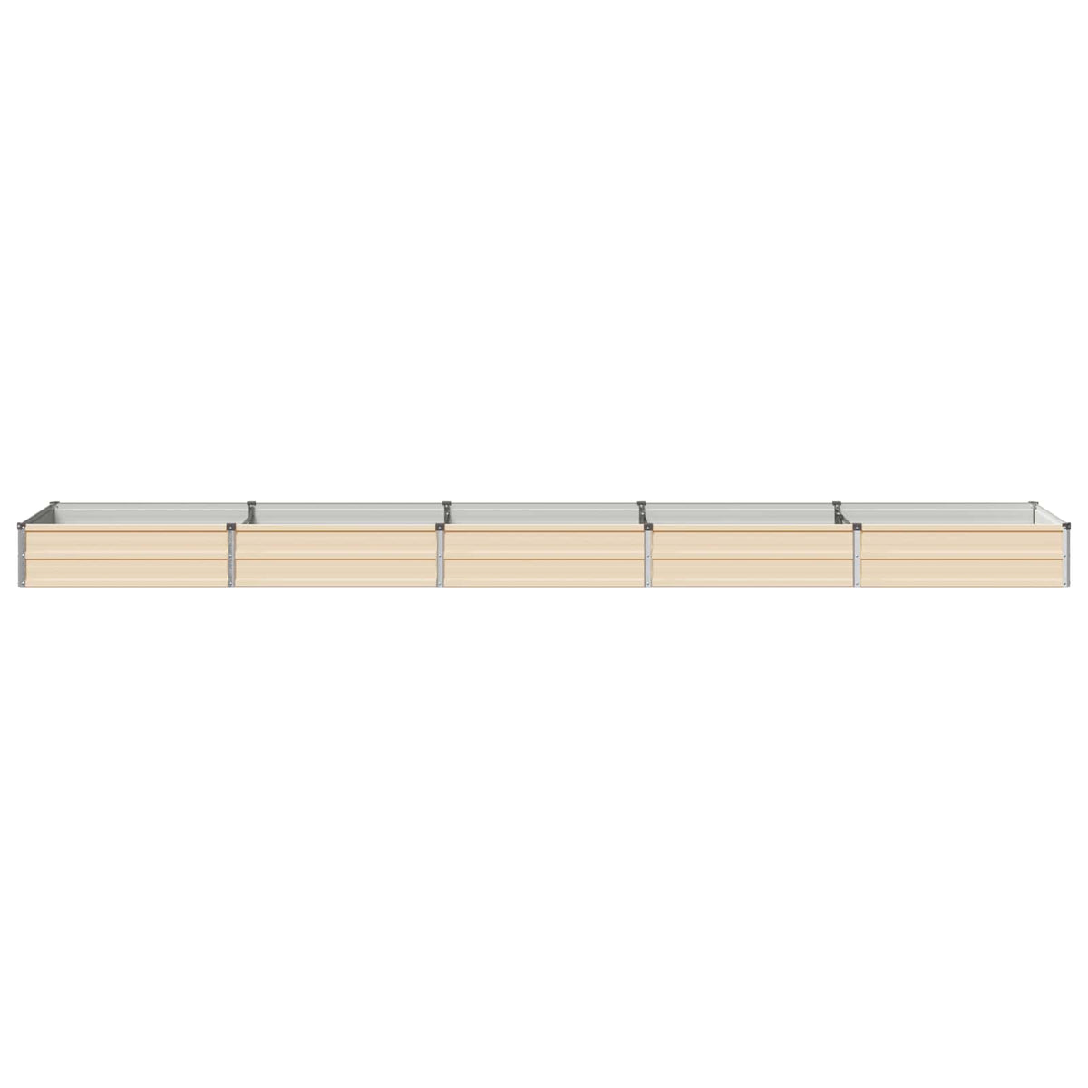 Verhoogd Tuinbed Ivoor 400 x 80 x 24 cm koudgewalst staal