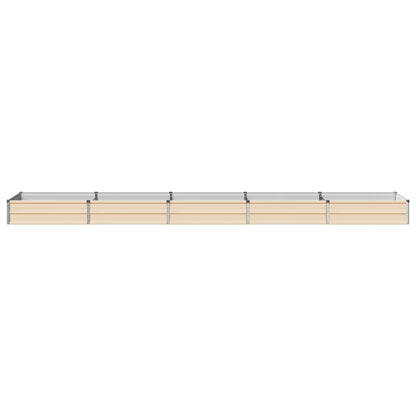 Verhoogd Tuinbed Ivoor 400 x 80 x 24 cm koudgewalst staal