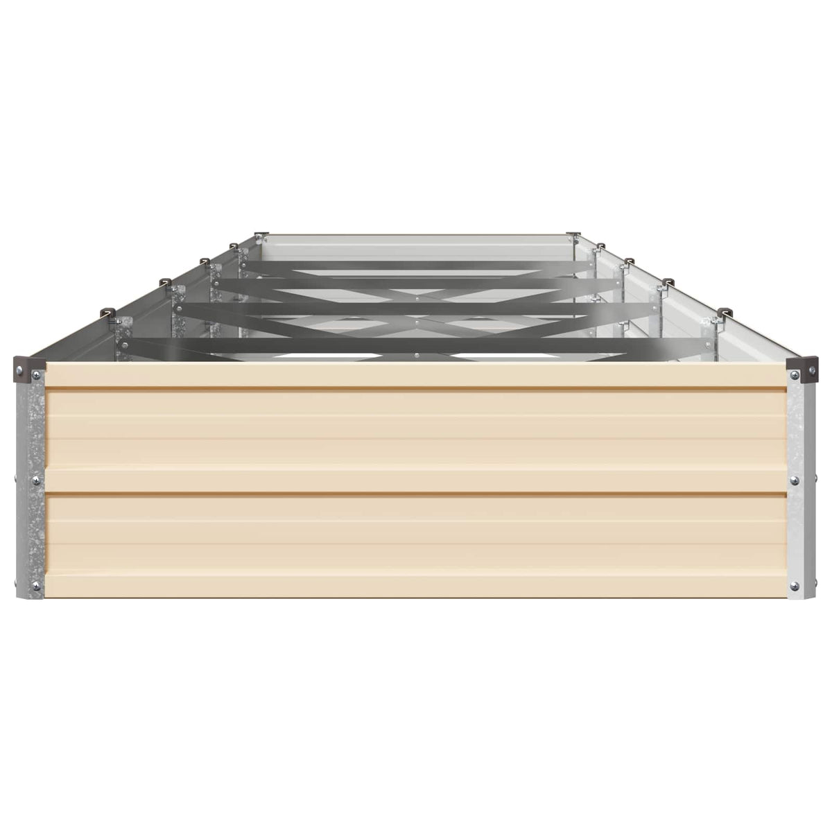 Verhoogd Tuinbed Ivoor 400 x 80 x 24 cm koudgewalst staal
