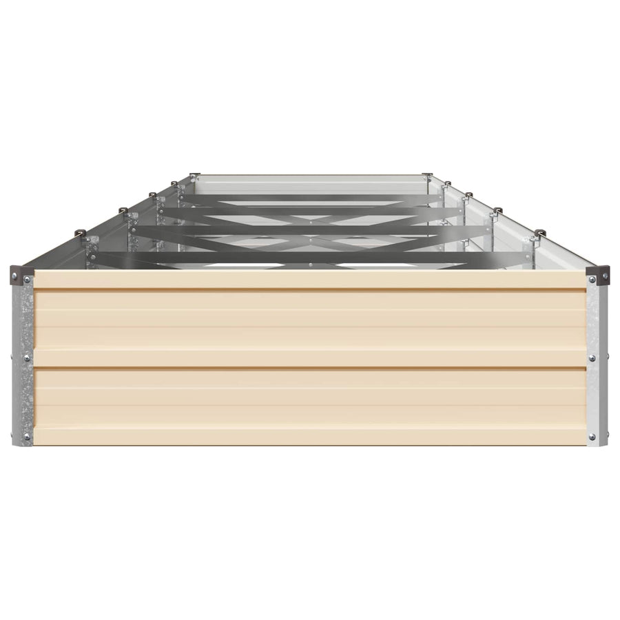 Verhoogd Tuinbed Ivoor 400 x 80 x 24 cm koudgewalst staal