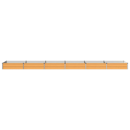 Verhoogd Tuinbed Naturel 480 x 80 x 24 cm koudgewalst staal