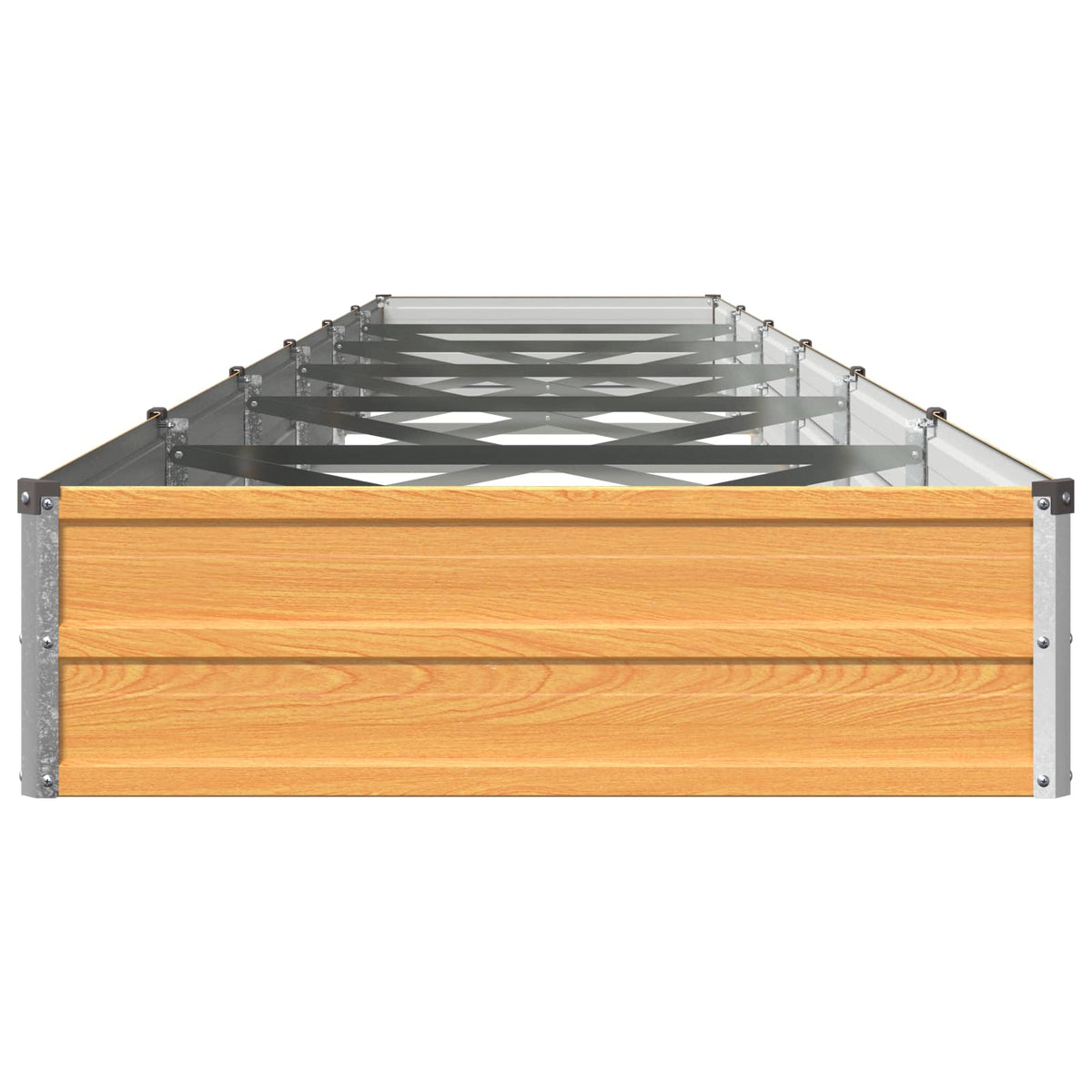 Verhoogd Tuinbed Naturel 480 x 80 x 24 cm koudgewalst staal