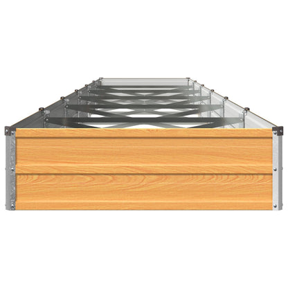 Verhoogd Tuinbed Naturel 480 x 80 x 24 cm koudgewalst staal