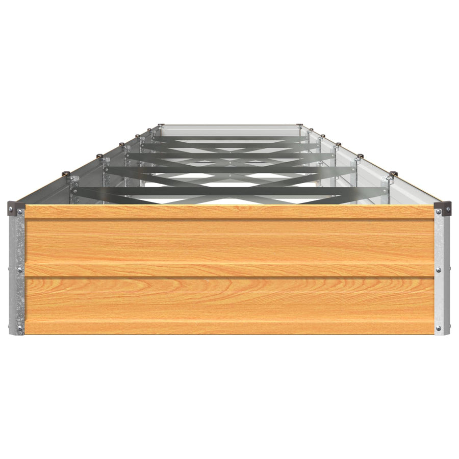 Verhoogd Tuinbed Naturel 480 x 80 x 24 cm koudgewalst staal