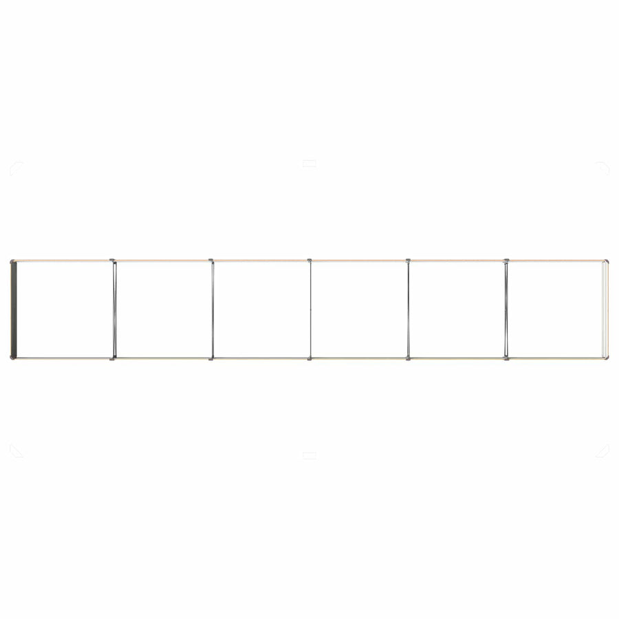 Verhoogd Tuinbed Naturel 480 x 80 x 24 cm koudgewalst staal
