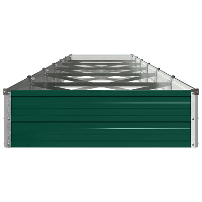 Verhoogd Tuinbed Groen 480 x 80 x 24 cm koudgewalst stalen