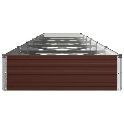 Verhoogd Tuinbed Bruin 480 x 80 x 24 cm koudgewalst staal