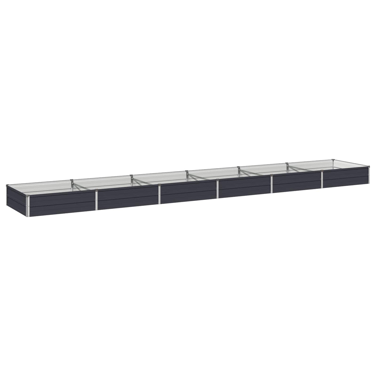 Verhoogd Tuinbed Antracietkleurig 480 x 80 x 24 cm