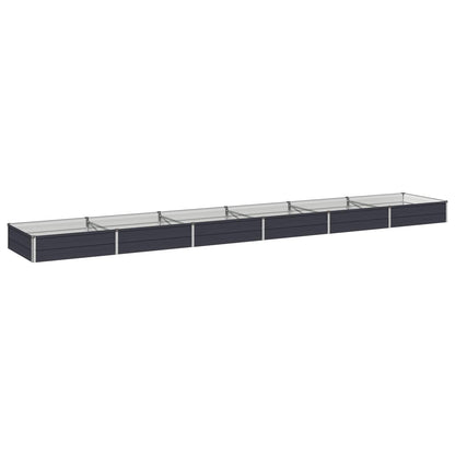 Verhoogd Tuinbed Antracietkleurig 480 x 80 x 24 cm