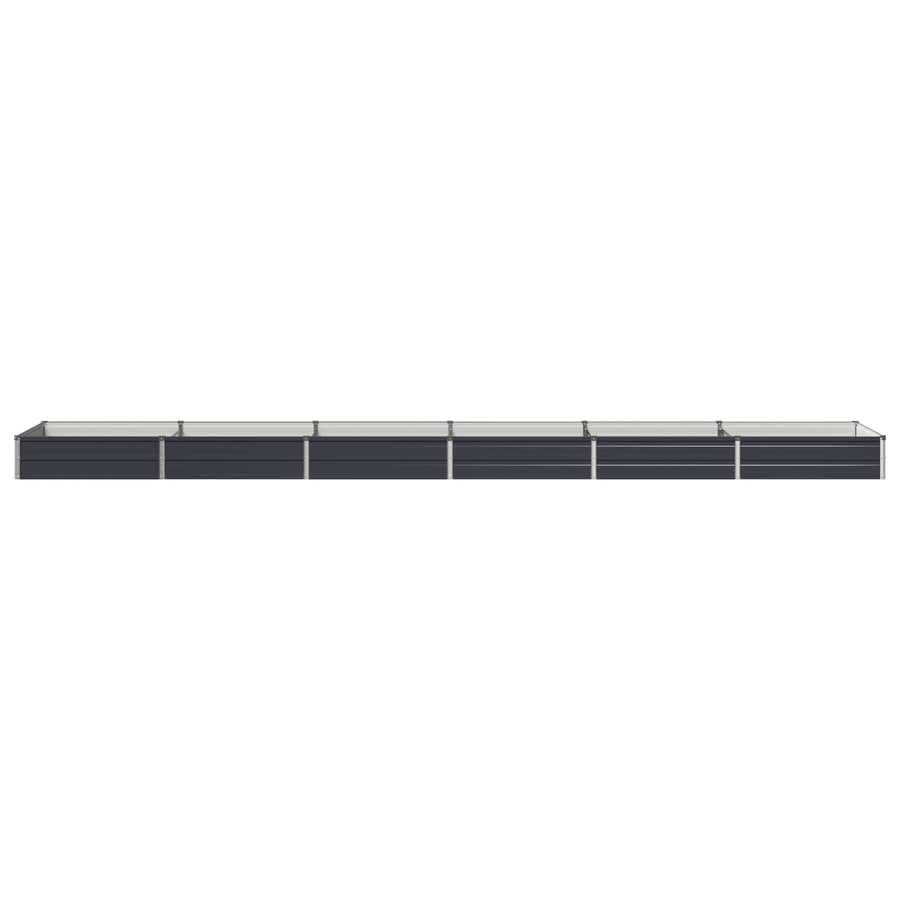 Verhoogd Tuinbed Antracietkleurig 480 x 80 x 24 cm