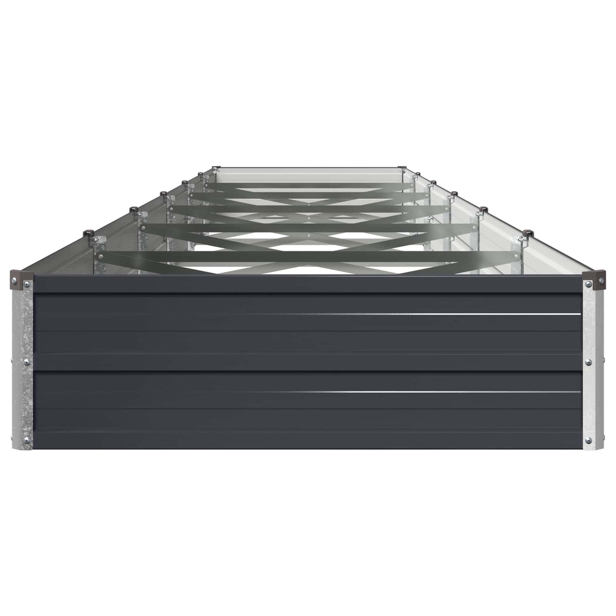 Verhoogd Tuinbed Antracietkleurig 480 x 80 x 24 cm