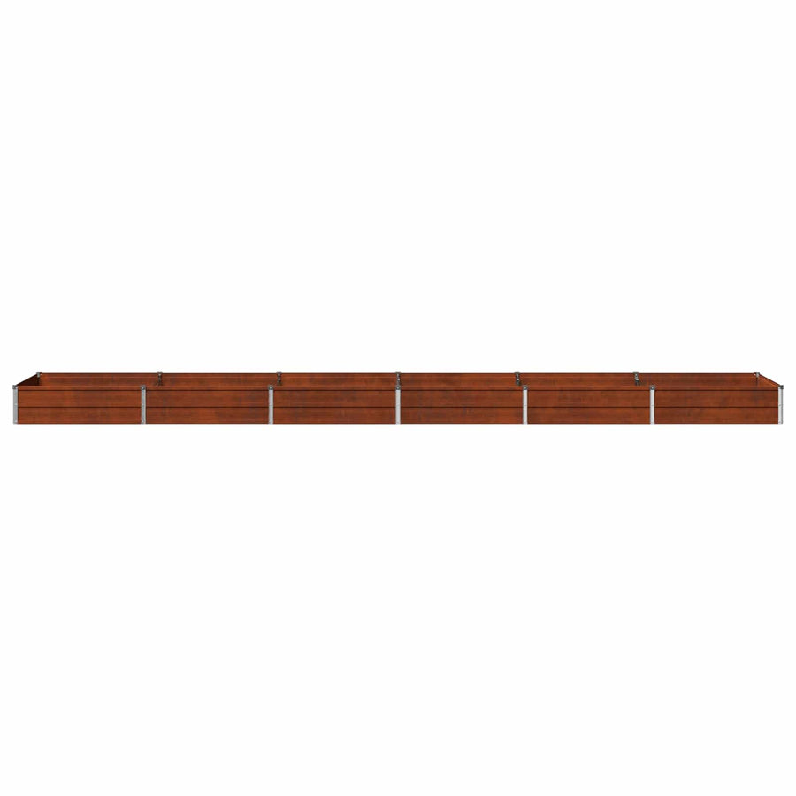 Verhoogd Tuinbed Roestig 480 x 80 x 24 cm corton