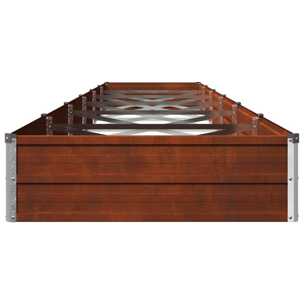 Verhoogd Tuinbed Roestig 480 x 80 x 24 cm corton