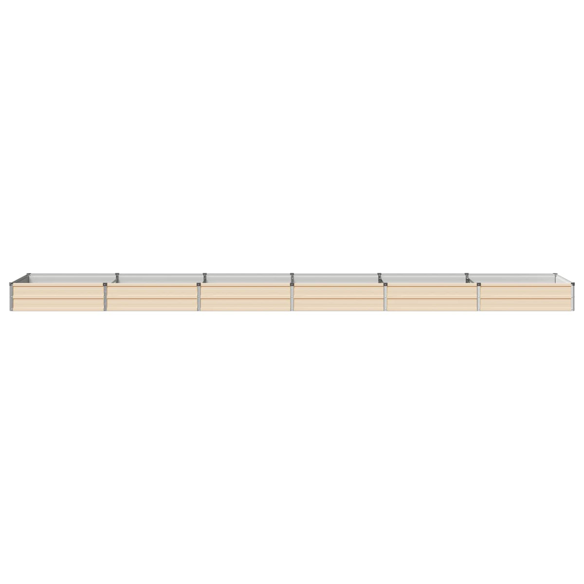 Verhoogd Tuinbed Ivoor 480 x 80 x 24 cm koudgewalst staal