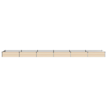 Verhoogd Tuinbed Ivoor 480 x 80 x 24 cm koudgewalst staal