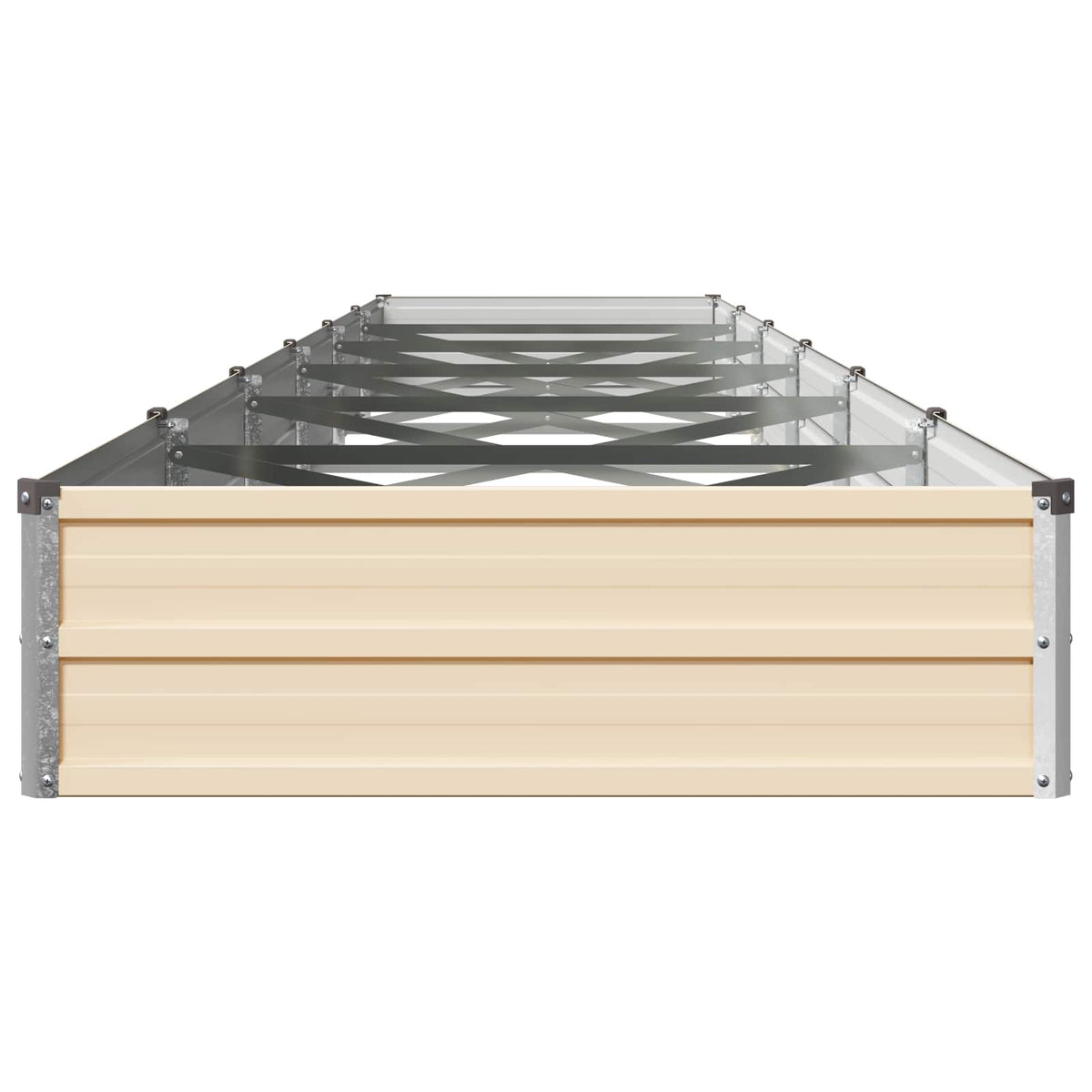 Verhoogd Tuinbed Ivoor 480 x 80 x 24 cm koudgewalst staal