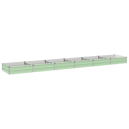 Verhoogd Tuinbed Pastelgroen 480 x 80 x 24 cm koudgewalst staal