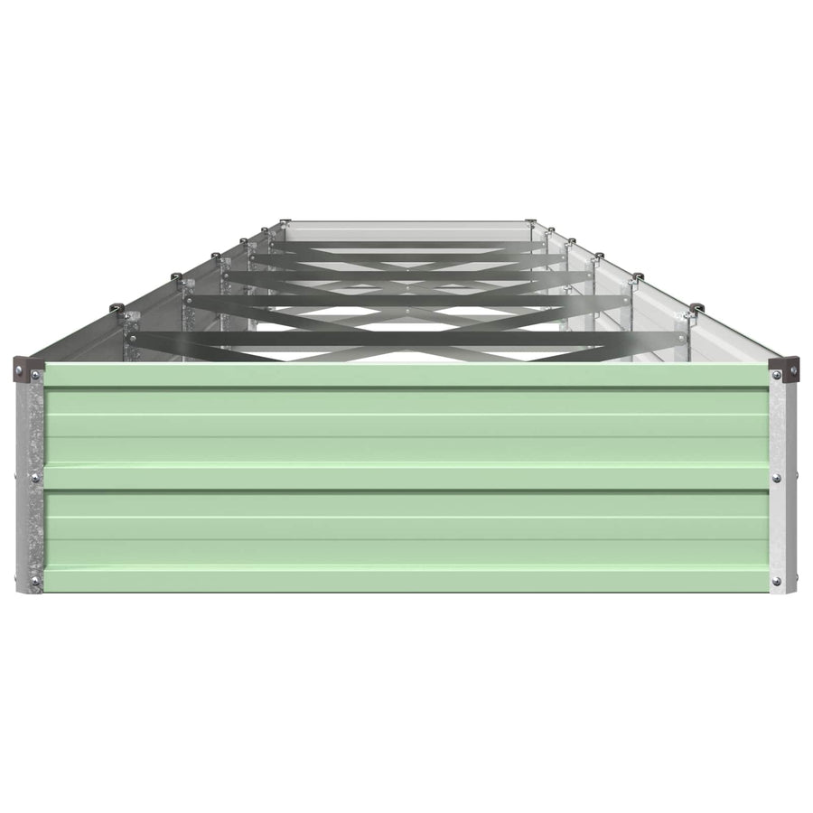 Verhoogd Tuinbed Pastelgroen 480 x 80 x 24 cm koudgewalst staal